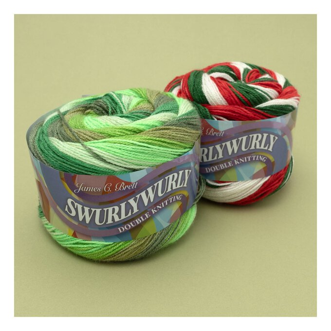 James C Brett Spring Green Swurlywurly DK Yarn 200g 4 James C Brett Spring Green Swurlywurly DK Yarn 200g
