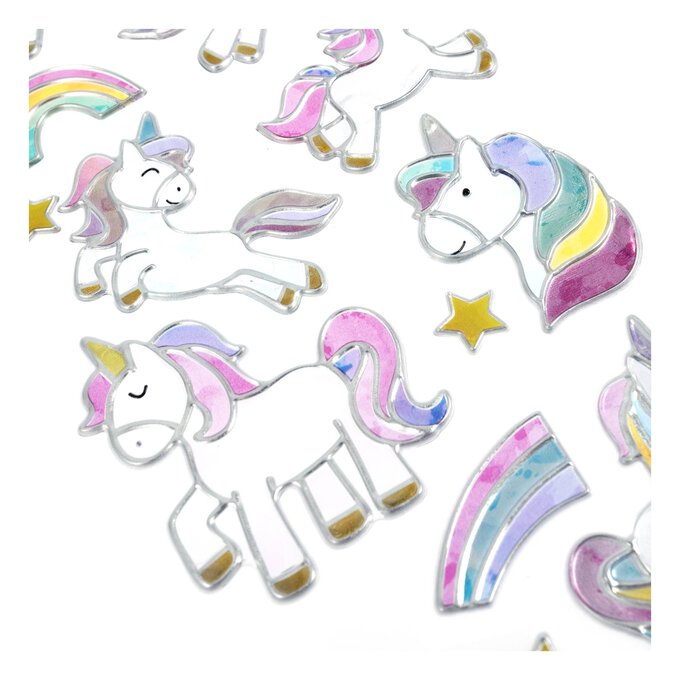 Unicorn Gel Stickers 3 Unicorn Gel Stickers