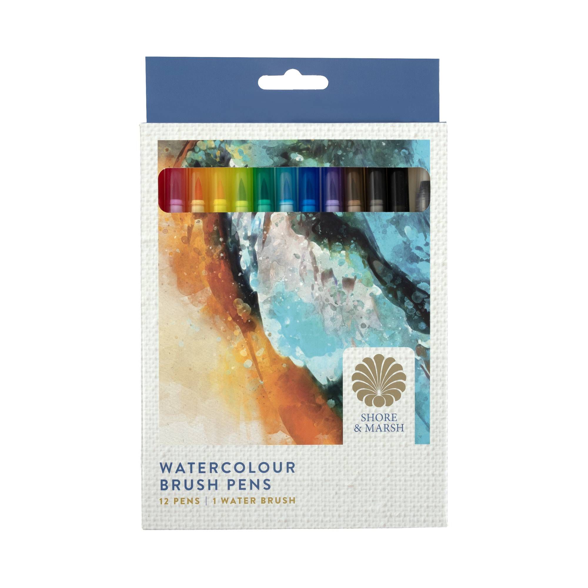 Shore & Marsh Watercolour Brush Pen Set 13 Pieces 6 Shore & Marsh Watercolour Brush Pen Set 13 Pieces