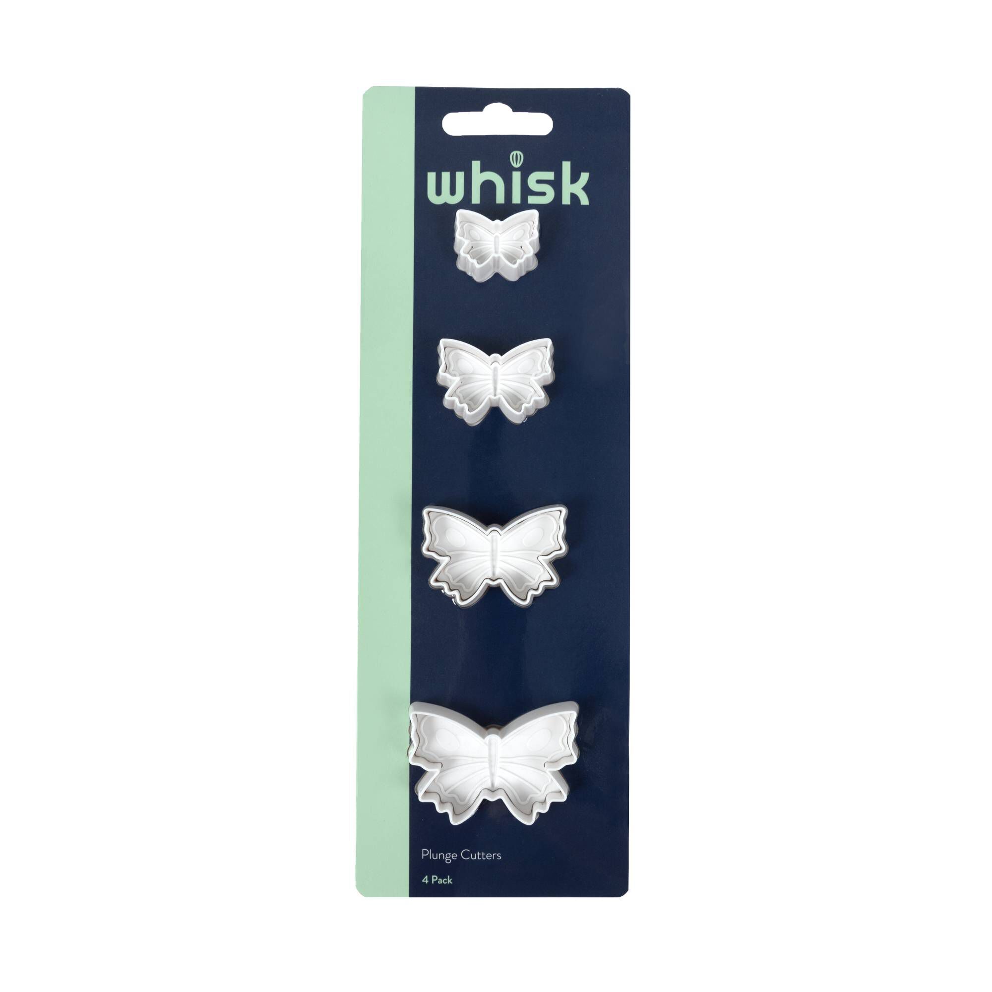 Whisk Butterfly Plunge Cutters 4 Pack 8 Whisk Butterfly Plunge Cutters 4 Pack