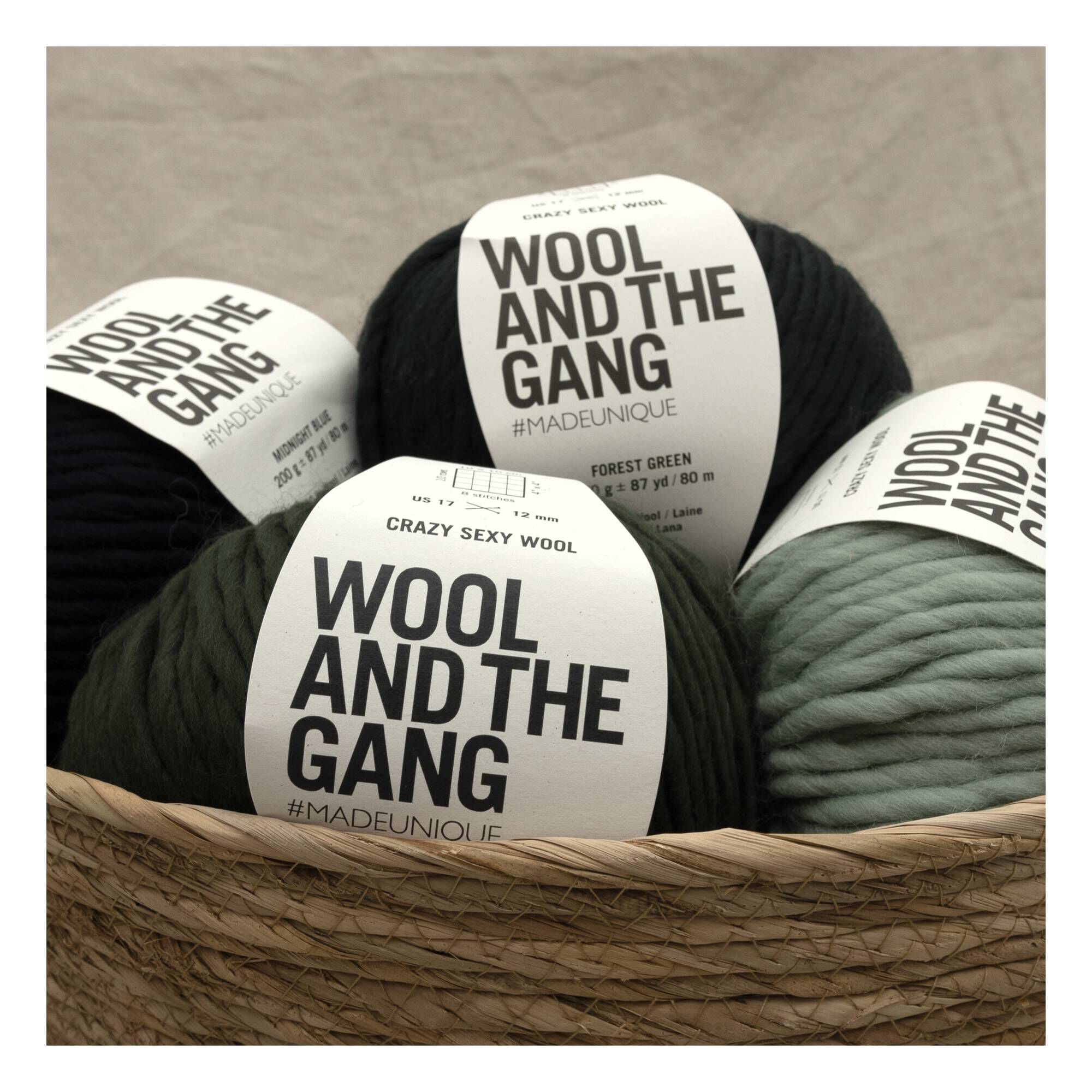 Wool and the Gang Midnight Blue Crazy Sexy Wool 200g 4 Wool and the Gang Midnight Blue Crazy Sexy Wool 200g