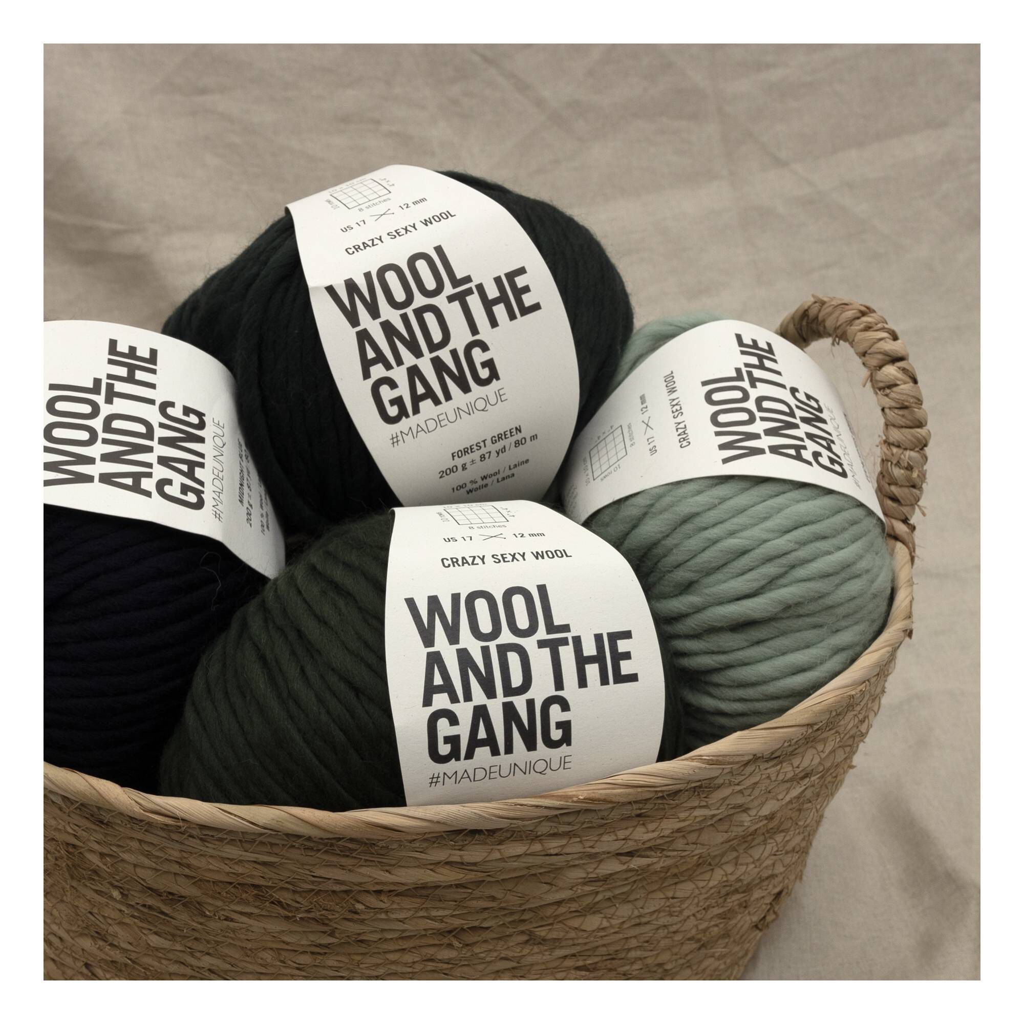 Wool and the Gang Midnight Blue Crazy Sexy Wool 200g 5 Wool and the Gang Midnight Blue Crazy Sexy Wool 200g