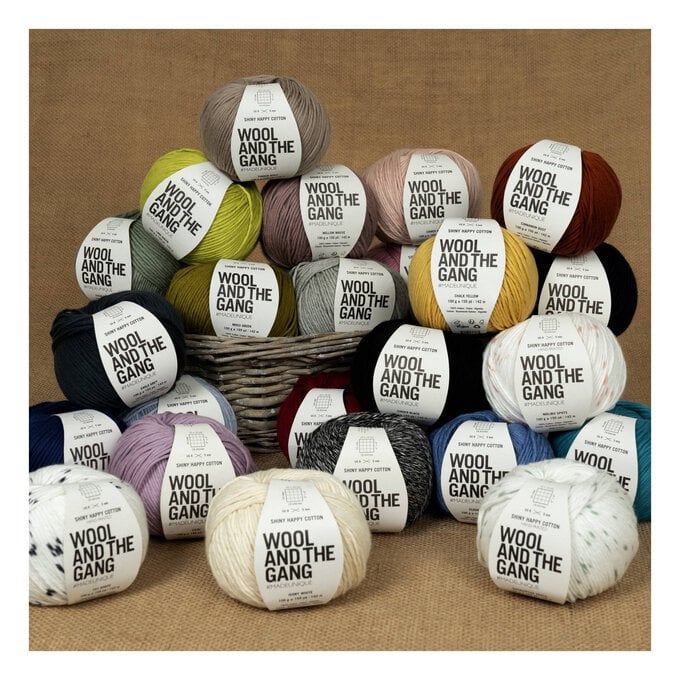 Wool and the Gang Turquoise Waters Shiny Happy Cotton 100g 4 Wool and the Gang Turquoise Waters Shiny Happy Cotton 100g