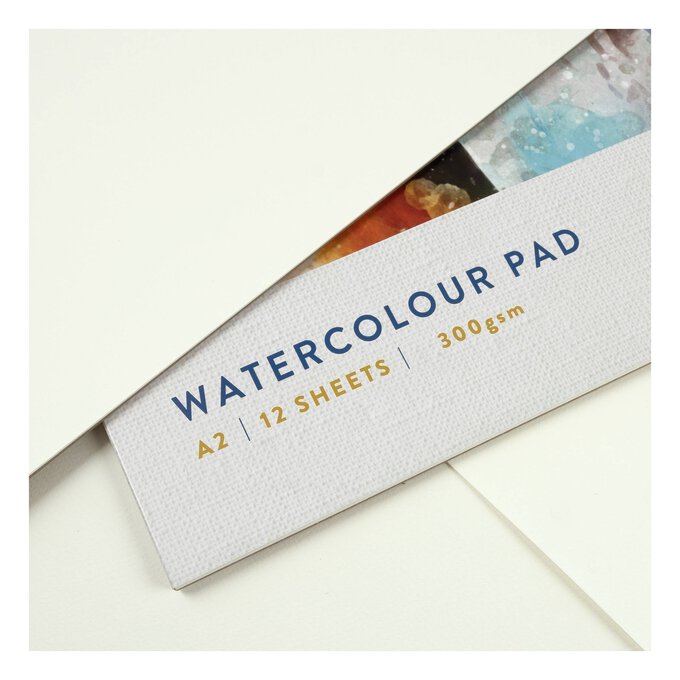 Shore & Marsh Cold Pressed Watercolour Pad A2 Inches 12 Sheets 2 Shore & Marsh Cold Pressed Watercolour Pad A2 Inches 12 Sheets