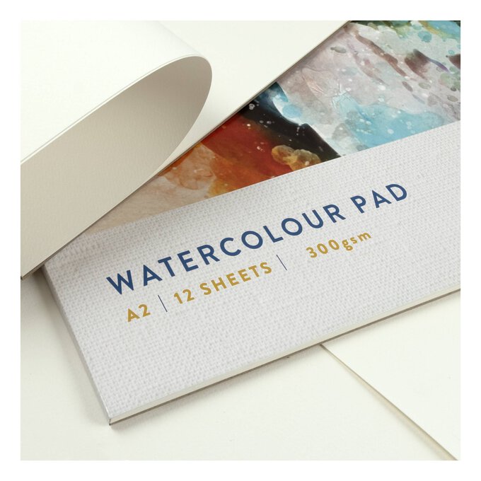 Shore & Marsh Cold Pressed Watercolour Pad A2 Inches 12 Sheets 3 Shore & Marsh Cold Pressed Watercolour Pad A2 Inches 12 Sheets