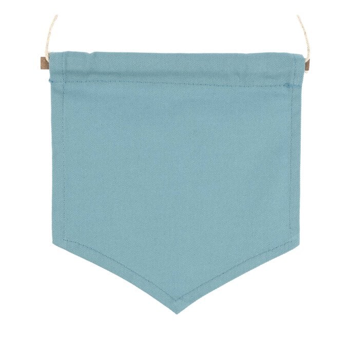 Pale Turquoise Canvas Banner 19cm x 22cm 1 Pale Turquoise Canvas Banner 19cm x 22cm