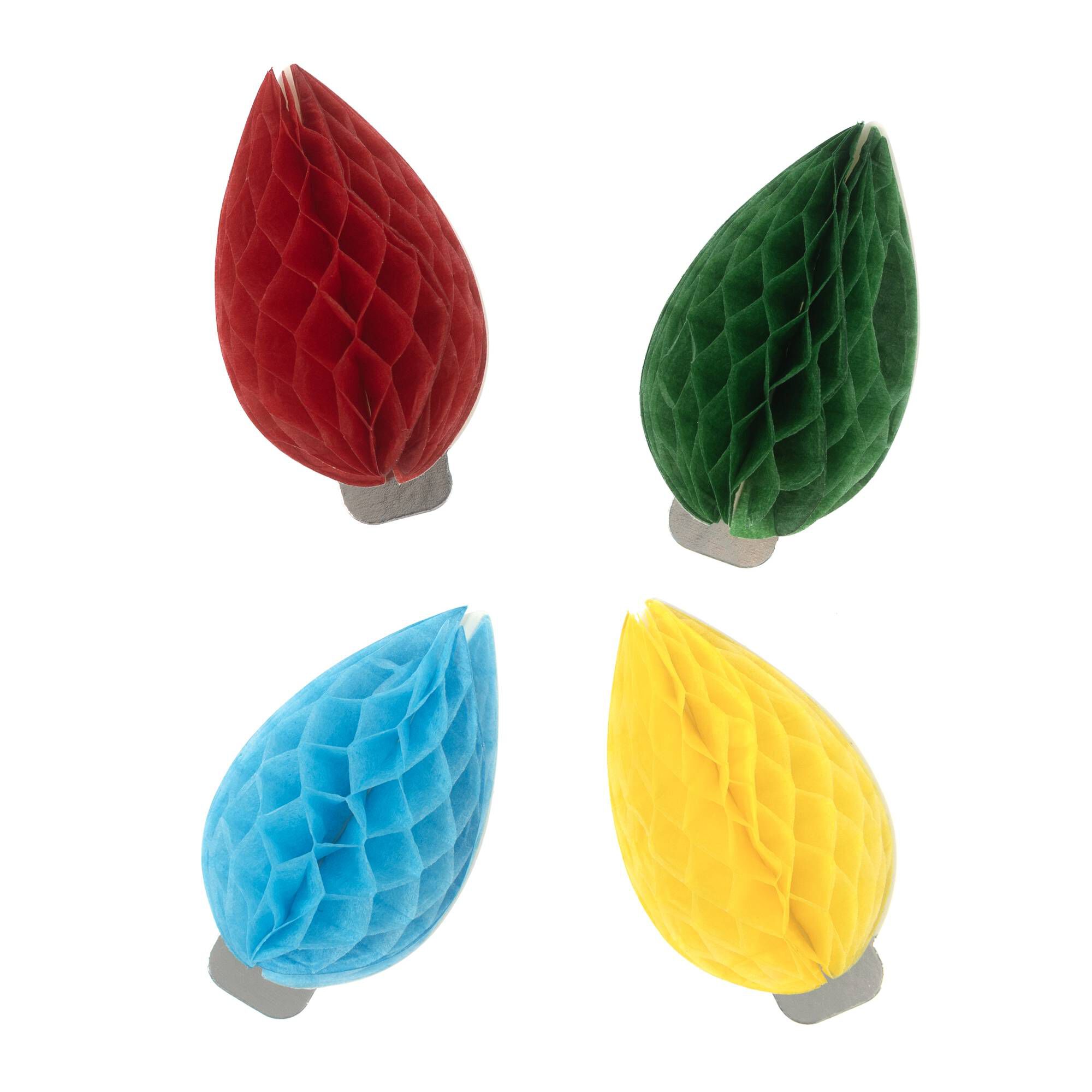 Fairy Light Honeycomb Toppers 4 Pack