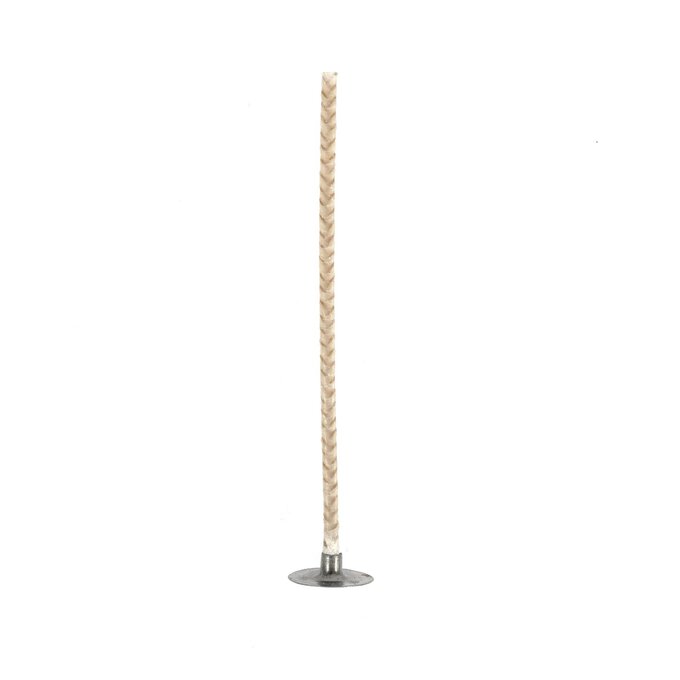 Pre-Waxed Wick Assemblies for Soya Wax 80mm 10 Pack 3 Pre-Waxed Wick Assemblies for Soya Wax 80mm 10 Pack