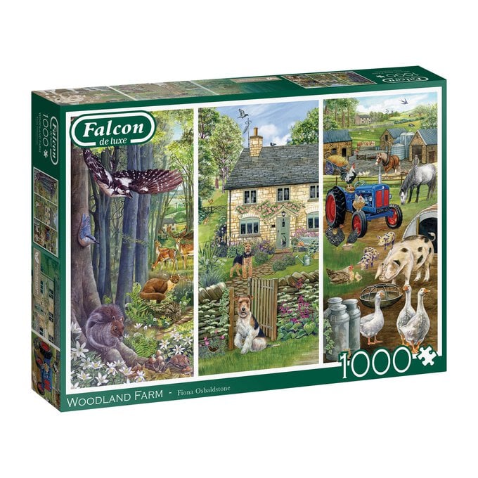 Falcon Woodland Farm Jigsaw Puzzle 1000 Pieces