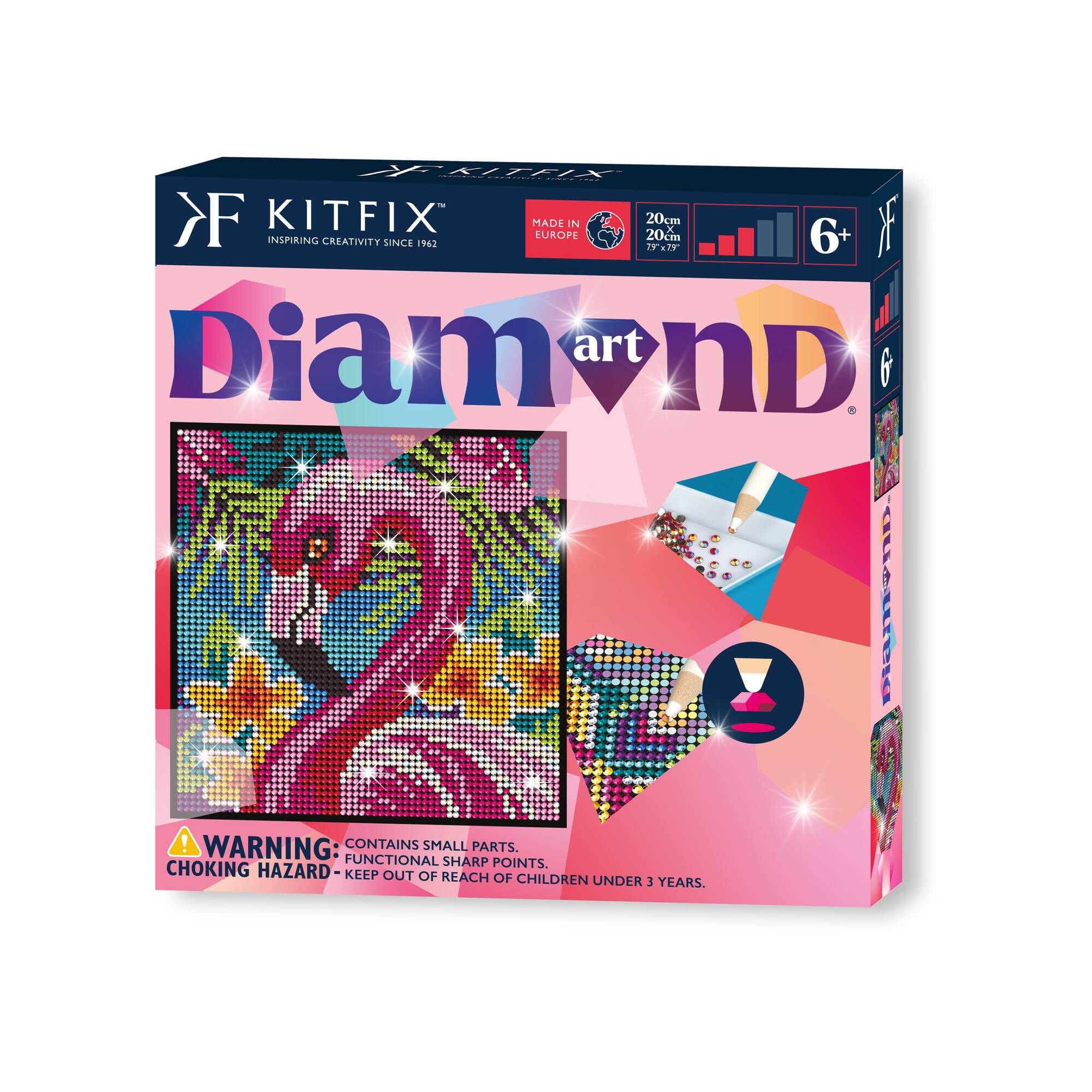 Kitfix Flamingo Diamond Art 1 Kitfix Flamingo Diamond Art
