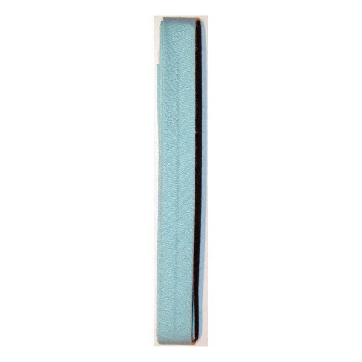 Light Blue Poly Cotton Bias Binding 12mm x 2.5m 1 Light Blue Poly Cotton Bias Binding 12mm x 2.5m