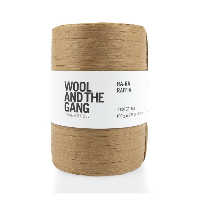 Wool and the Gang Tropez Tan Ra-Ra-Raffia 100g 1 Wool and the Gang Tropez Tan Ra-Ra-Raffia 100g