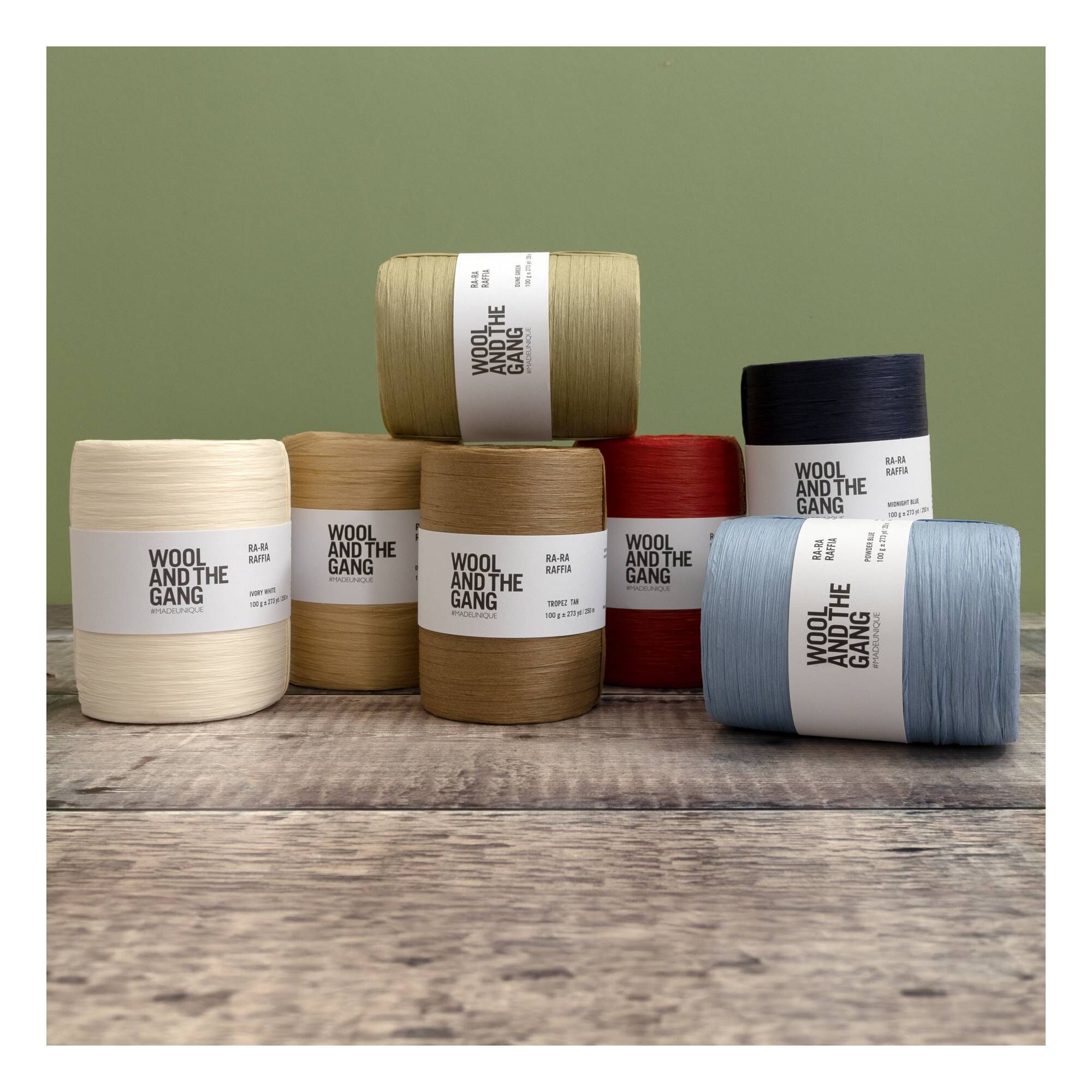 Wool and the Gang Tropez Tan Ra-Ra-Raffia 100g 2 Wool and the Gang Tropez Tan Ra-Ra-Raffia 100g