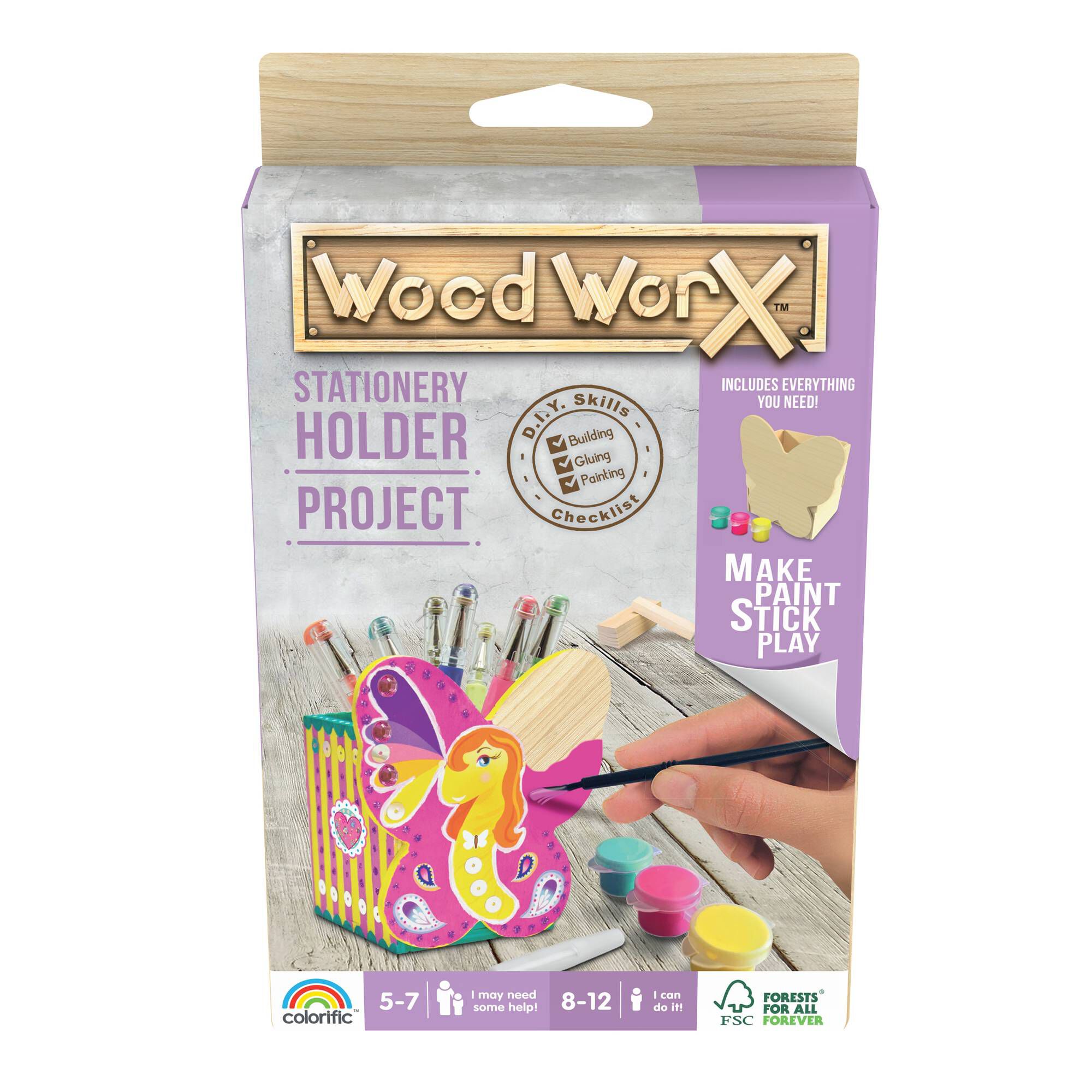 Wood WorX Stationery Holder Project Kit 1 Wood WorX Stationery Holder Project Kit