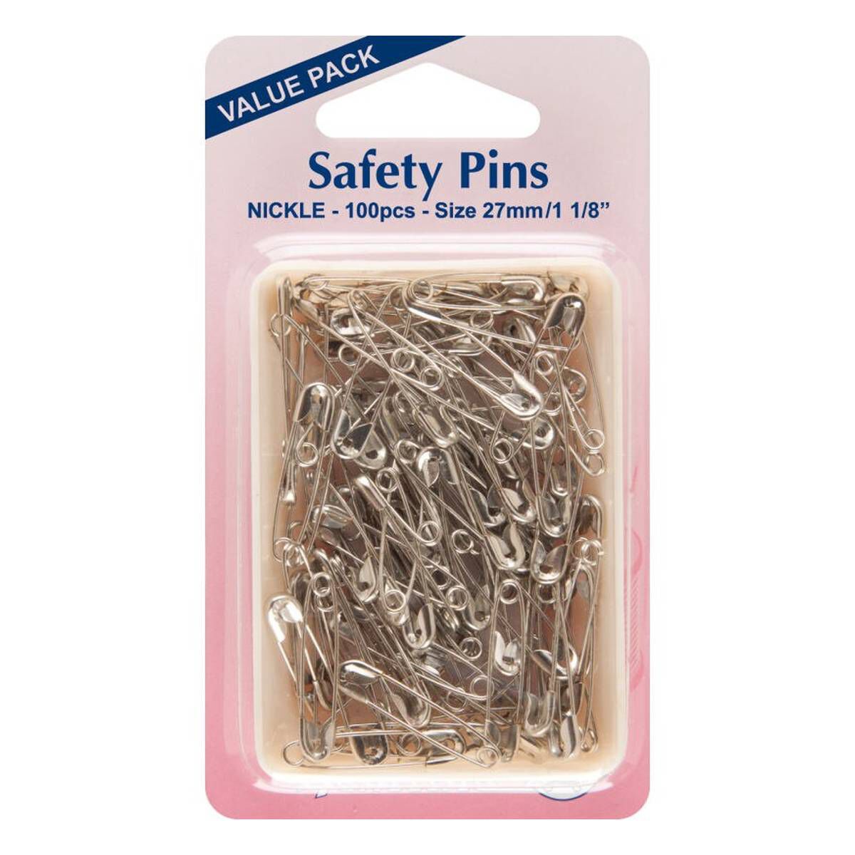 Hemline Safety Pins 100 Pack 1 Hemline Safety Pins 100 Pack