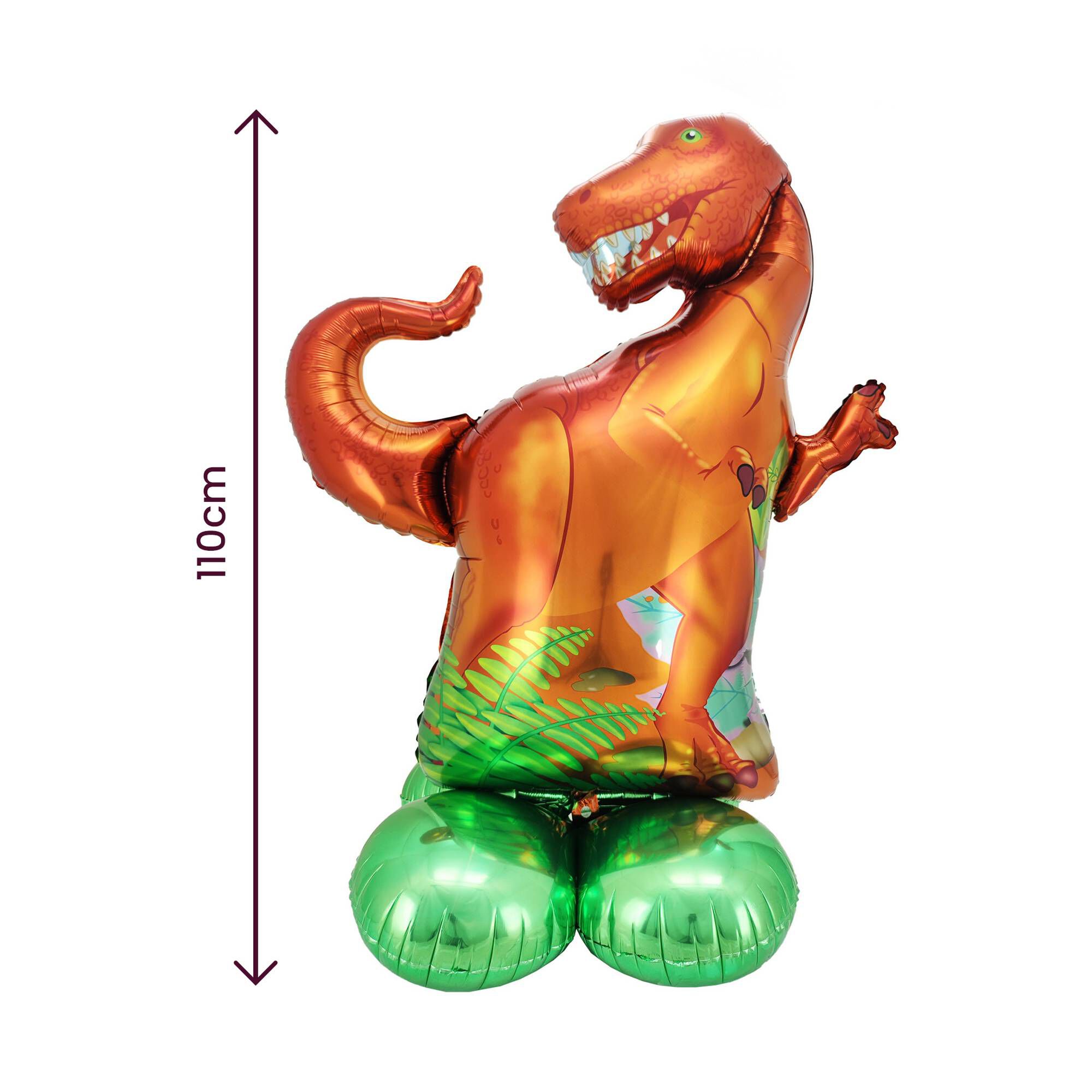 Standing Dinosaur Balloon 1.1m 2 Standing Dinosaur Balloon 1.1m