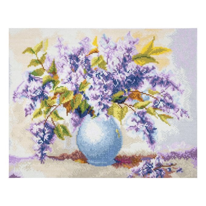 Trimits Lilac Large Cross Stitch Kit 33cm x 39.5cm 2 Trimits Lilac Large Cross Stitch Kit 33cm x 39.5cm