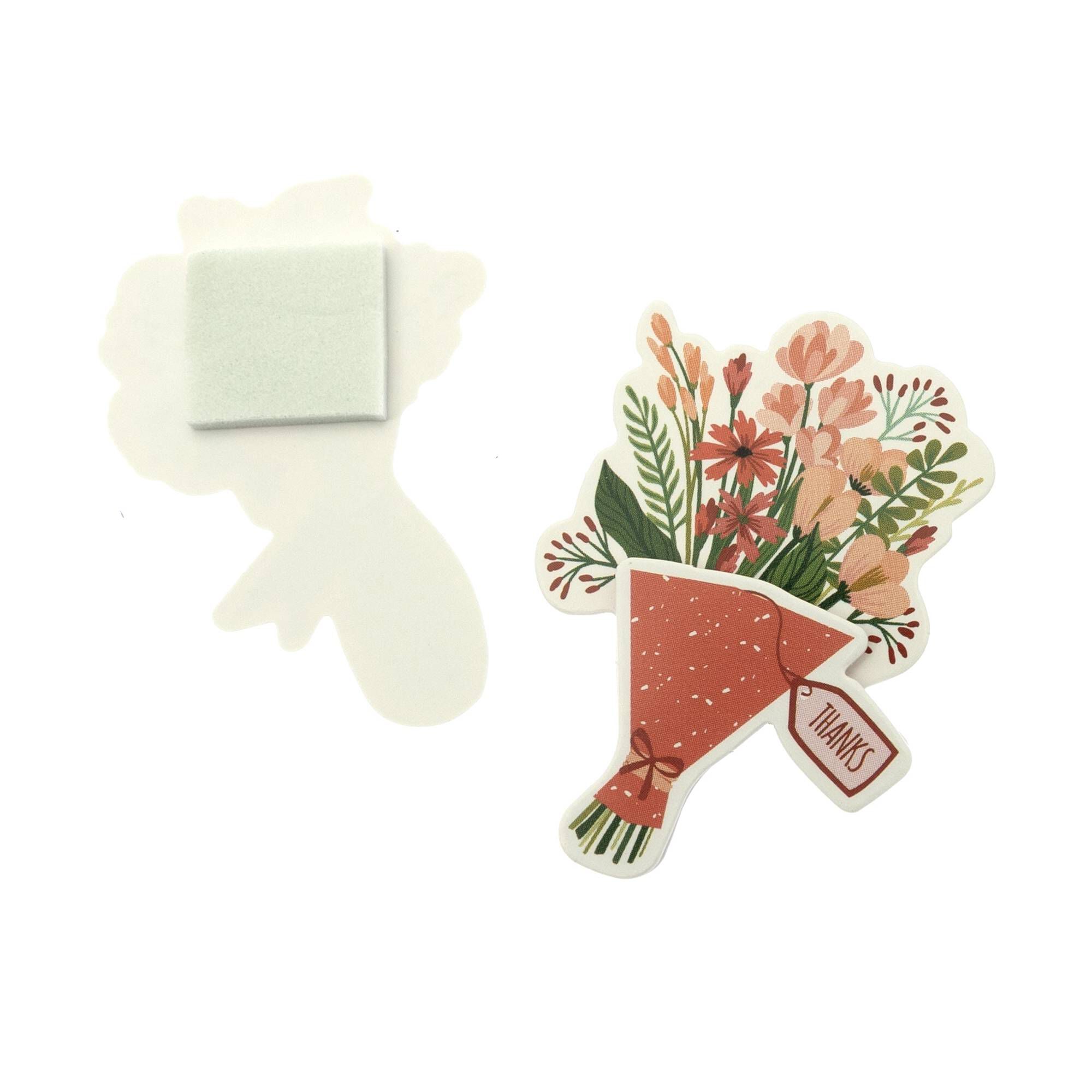 Flower Bouquet Card Toppers 8 Pack 3 Flower Bouquet Card Toppers 8 Pack