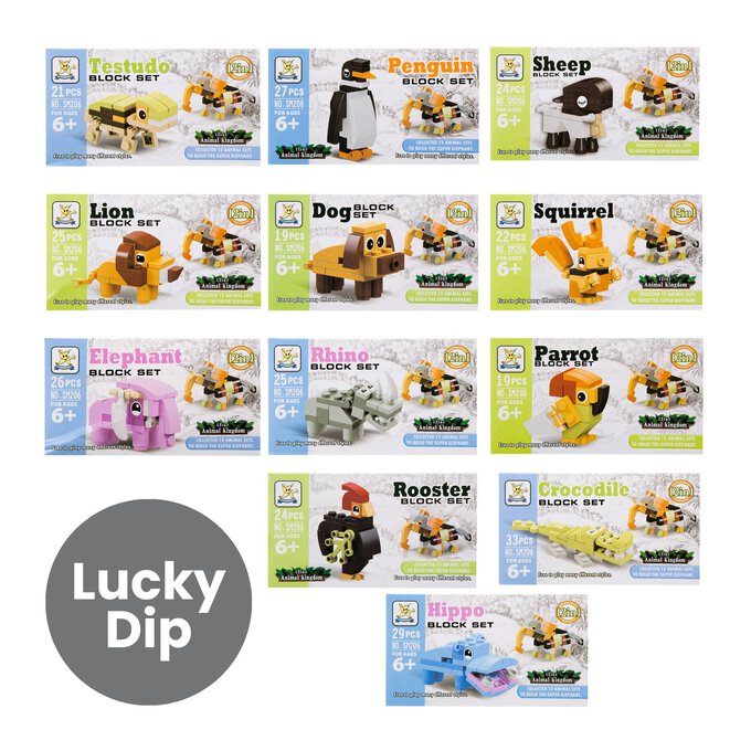 Assorted Animal Building Block Set 1 Assorted Animal Building Block Set