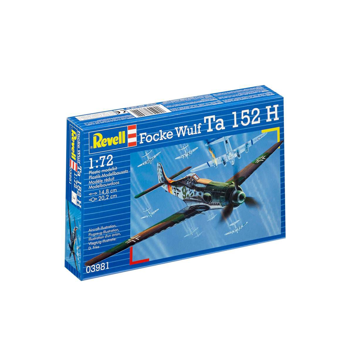 Revell Focke Wulf Ta 152 H Model Kit 1:72 1 Revell Focke Wulf Ta 152 H Model Kit 1:72
