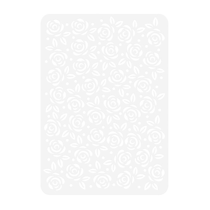 Tonic Studios Rose Favour Stencil 15cm x 21cm 2 Tonic Studios Rose Favour Stencil 15cm x 21cm