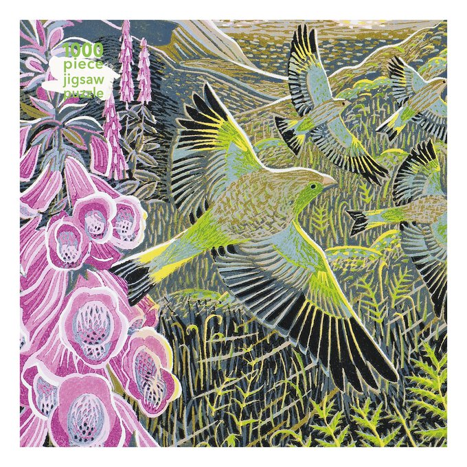 Annie Soudain Foxgloves and Finches Jigsaw Puzzle 1000 Pieces 