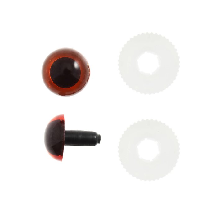 Trimits Amber Toy Safety Eyes 15mm 4 Pack