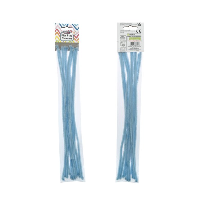 Light Blue Pipe Cleaners 12 Pack 4 Light Blue Pipe Cleaners 12 Pack