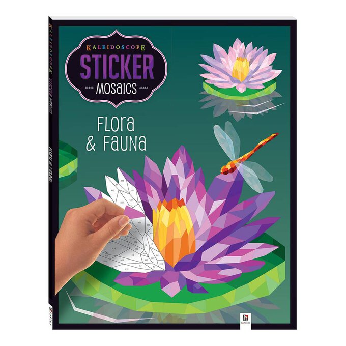 Kaleidoscope Sticker Mosaics Flora and Fauna 1 Kaleidoscope Sticker Mosaics Flora and Fauna