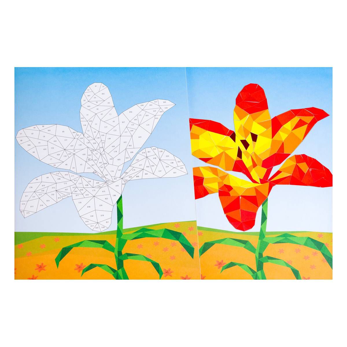 Kaleidoscope Sticker Mosaics Flora and Fauna 2 Kaleidoscope Sticker Mosaics Flora and Fauna