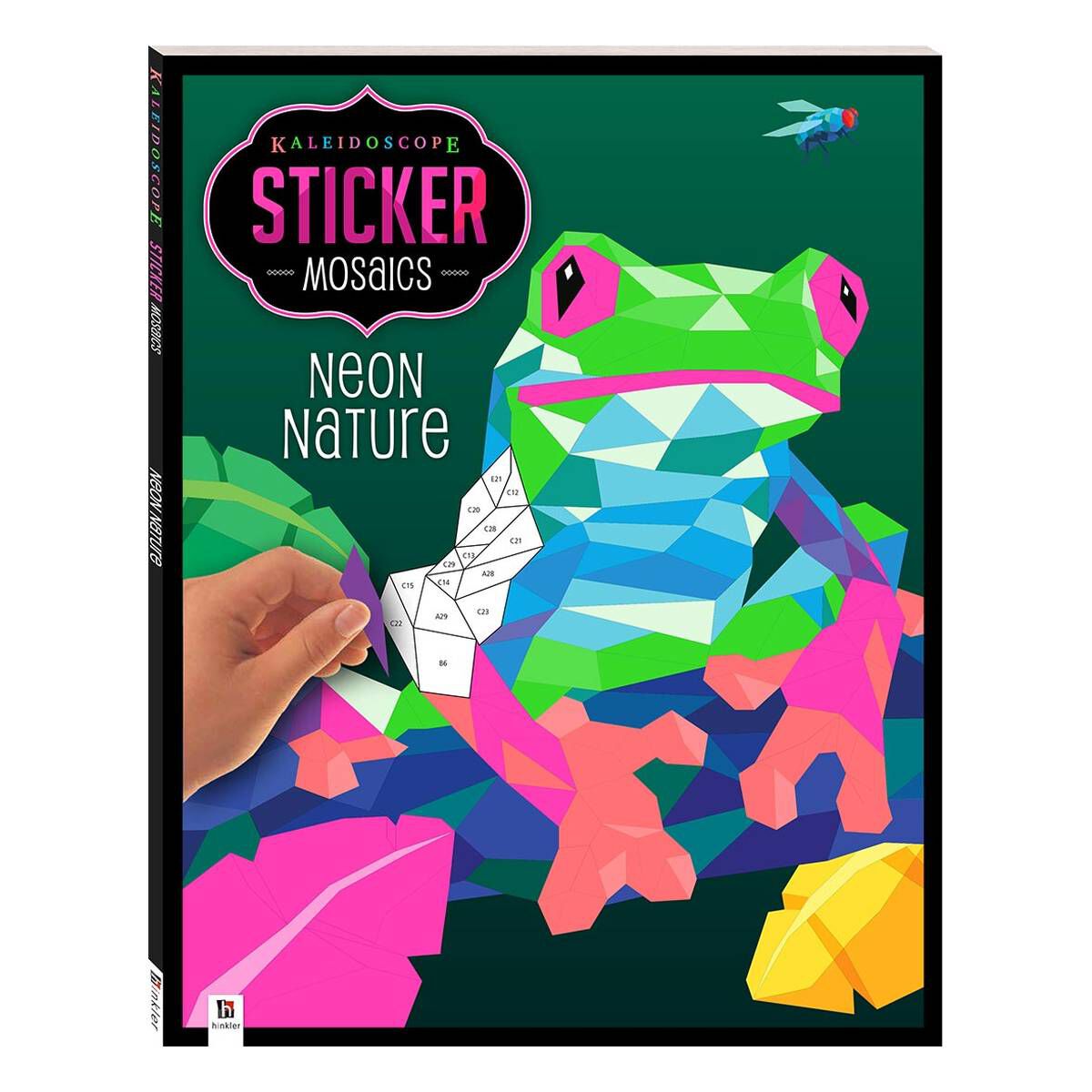 Kaleidoscope Sticker Mosaics Neon Nature