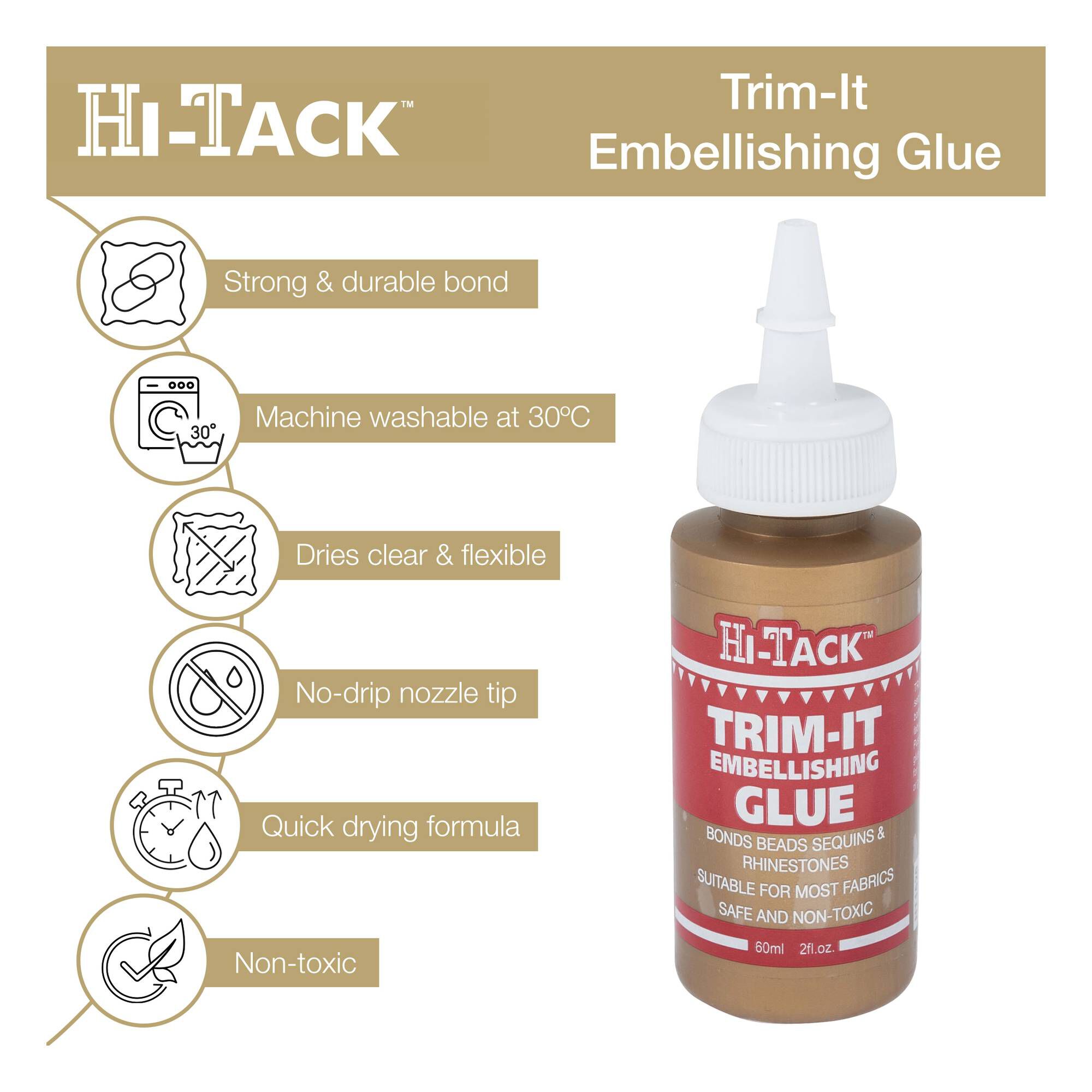 Impex Hi-Tack Trim It Glue 60ml 4 Impex Hi-Tack Trim It Glue 60ml