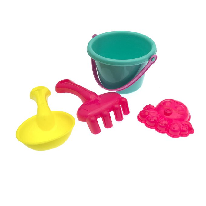 Mini Beach Bucket and Spade 4 Mini Beach Bucket and Spade