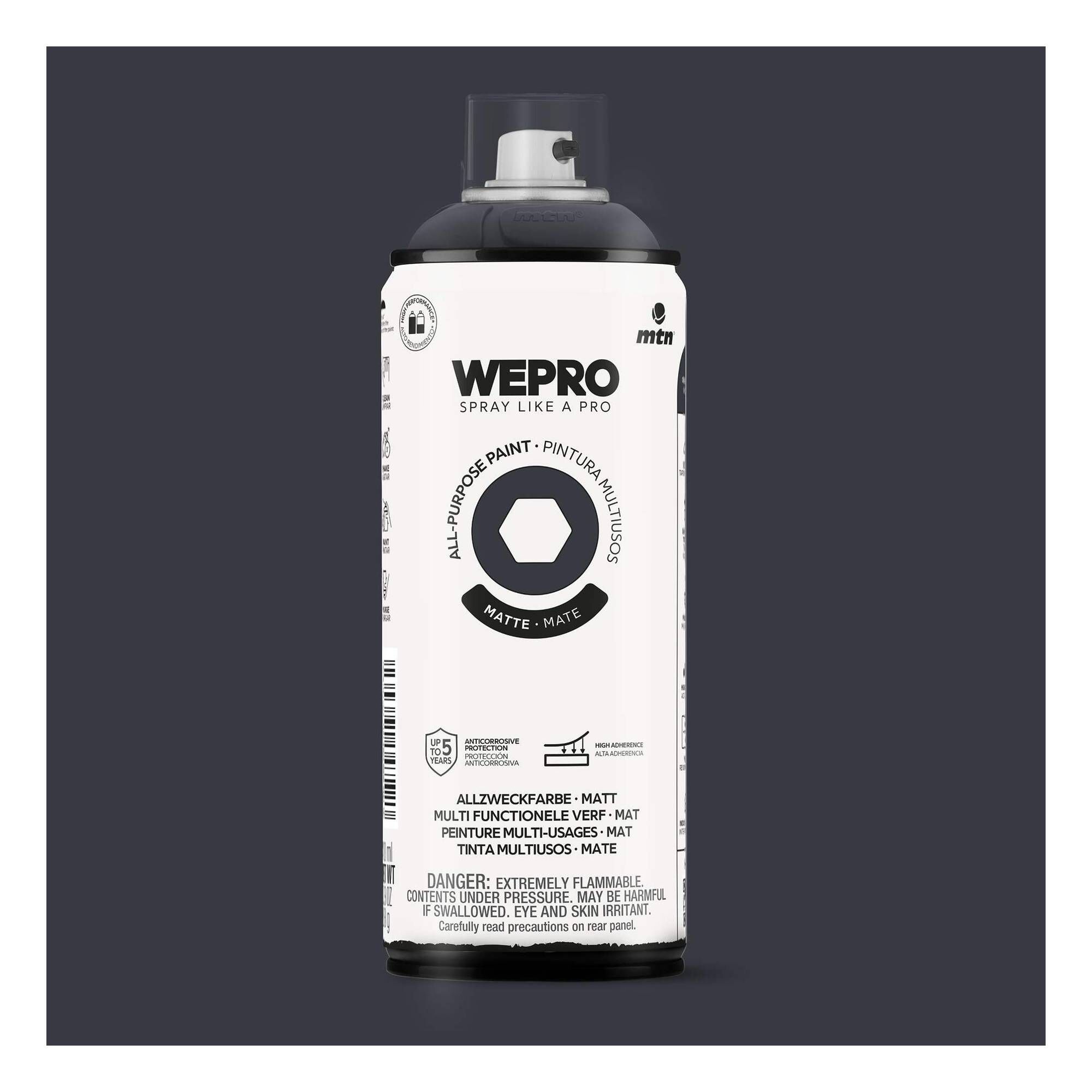 MTN WEPRO Oblivion Grey Matte All-Purpose Paint 400ml 1 MTN WEPRO Oblivion Grey Matte All-Purpose Paint 400ml