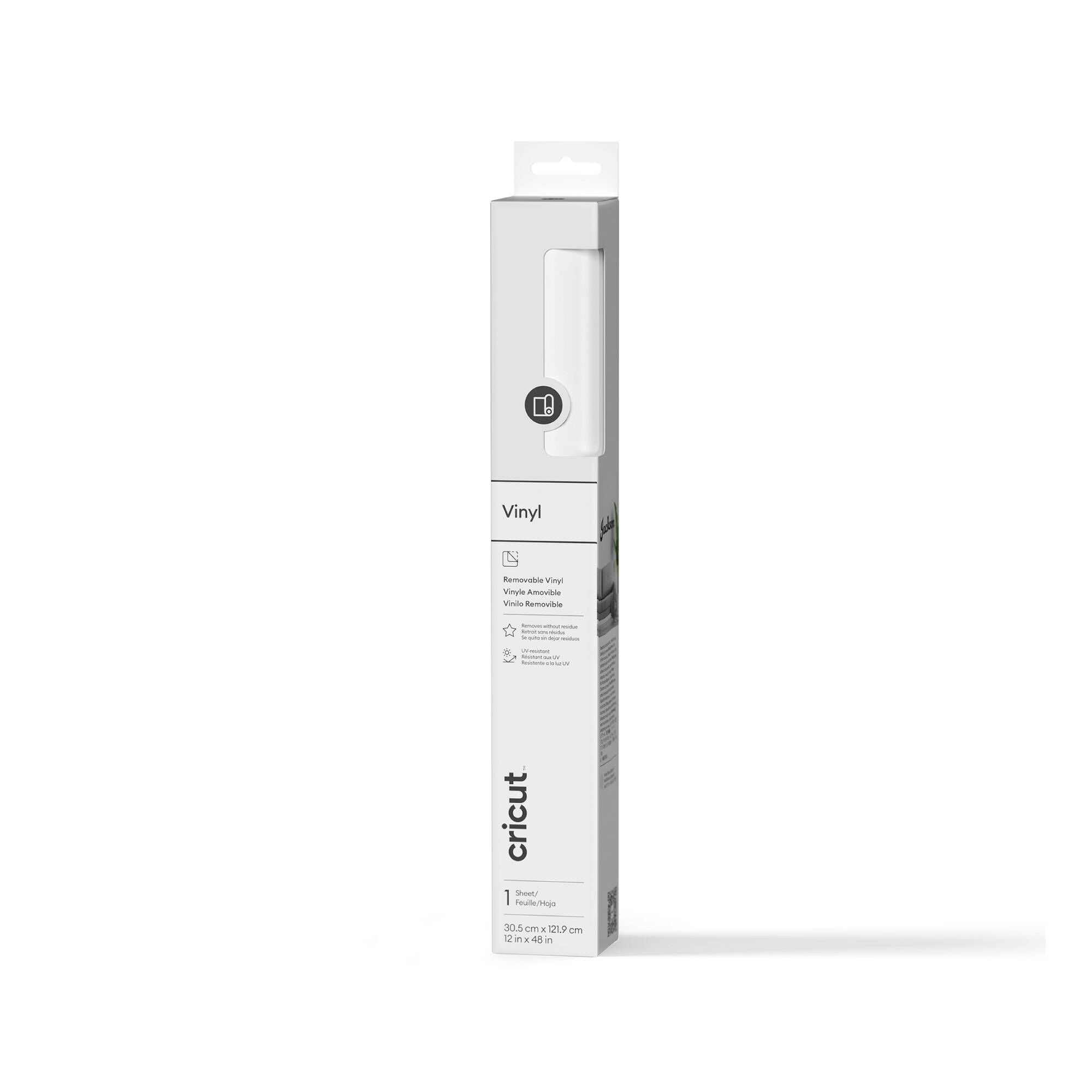 Cricut White Premium Removable Vinyl 12 x 48 Inches