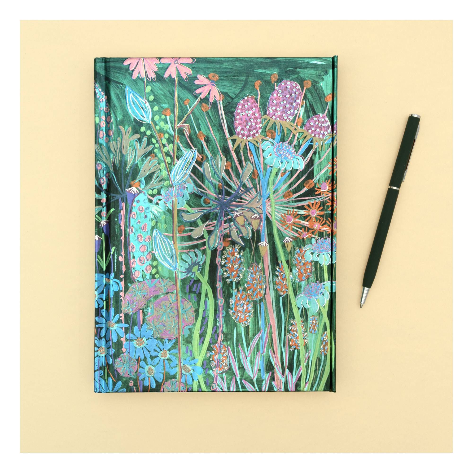 Viridian Garden House Foiled Slimline Journal 2 Viridian Garden House Foiled Slimline Journal