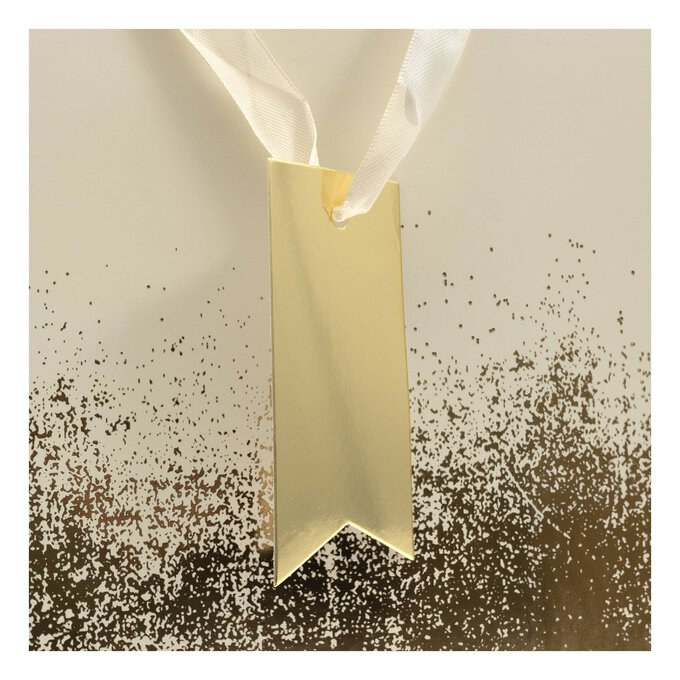 Gold and Cream Distressed Bottle Gift Bag 13cm x 35.5cm 3 Gold and Cream Distressed Bottle Gift Bag 13cm x 35.5cm