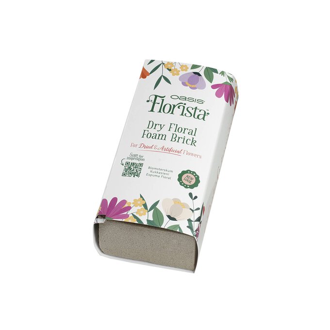 Oasis Dry Foam Brick 23cm x 11cm x 8cm 1 Oasis Dry Foam Brick 23cm x 11cm x 8cm