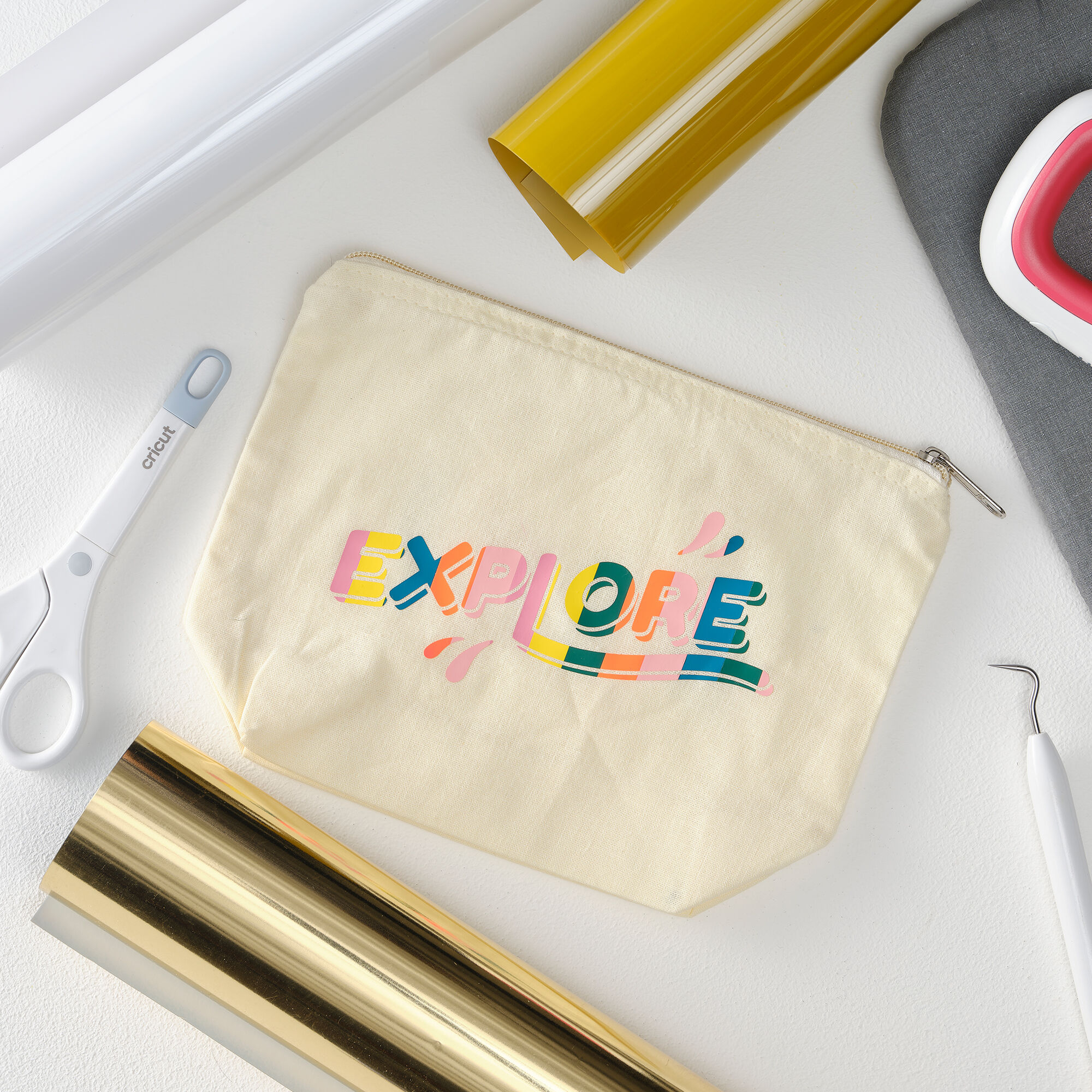 Cricut: How to Use Iron-On Vinyl Scraps