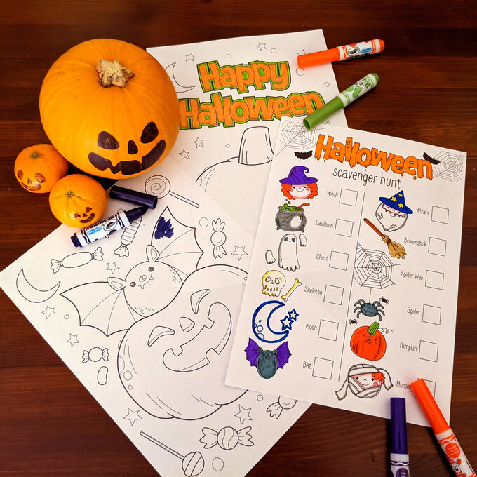 FREE Halloween Colouring Pages 1 FREE Halloween Colouring Pages