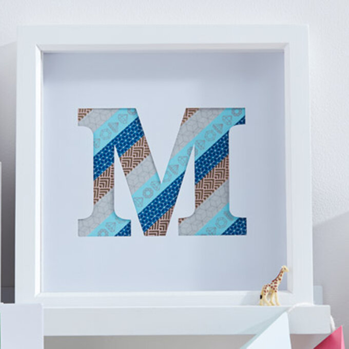How to Make a Washi Tape Box Frame 1 How to Make a Washi Tape Box Frame