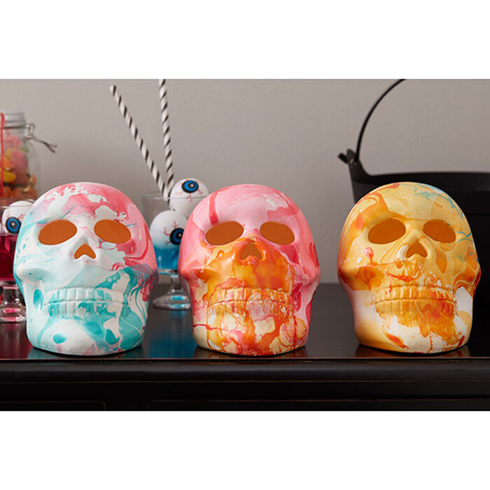 How to Make Marbled Ceramic Skulls 1 How to Make Marbled Ceramic Skulls