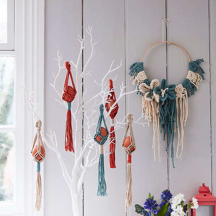 How to Make a Macrame Flower Wreath 1 How to Make a Macrame Flower Wreath