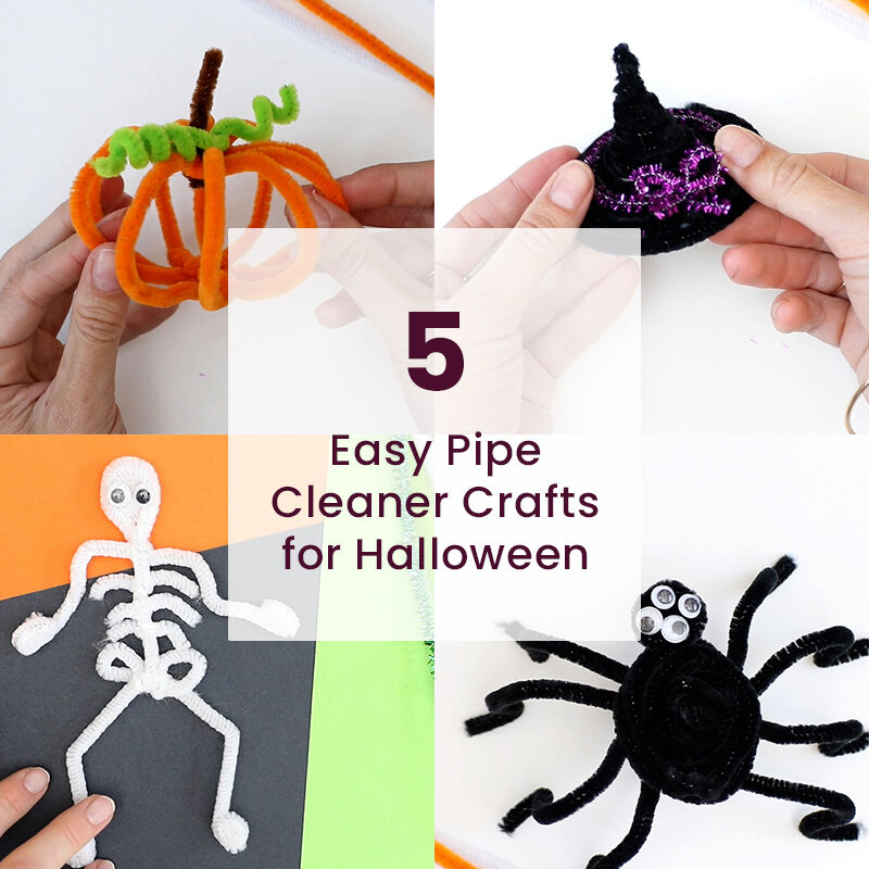 5 Easy Pipe Cleaner Crafts For Halloween Hobbycraft