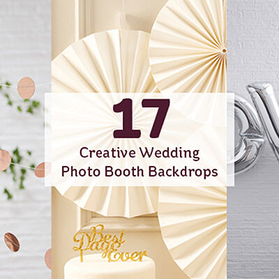 17 Creative Wedding Photo Booth Backdrops 1 17 Creative Wedding Photo Booth Backdrops