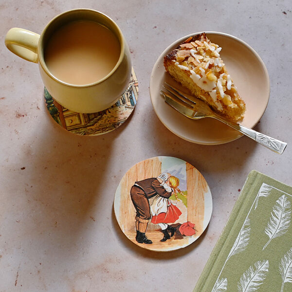 How to Make Coasters using Vintage Books