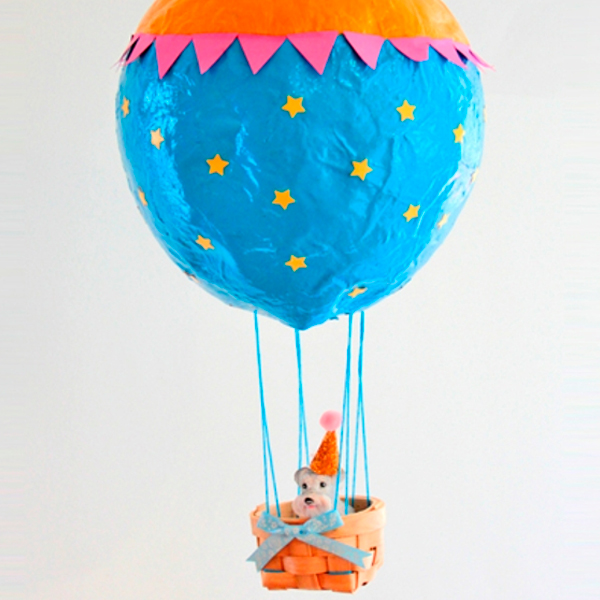 How to Make a Paper Mache Hot Air Balloon 1 How to Make a Paper Mache Hot Air Balloon
