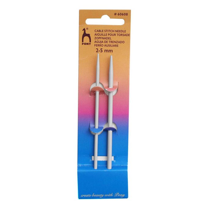 Pony Cable Stitch Needles Small 2 Pony Cable Stitch Needles Small
