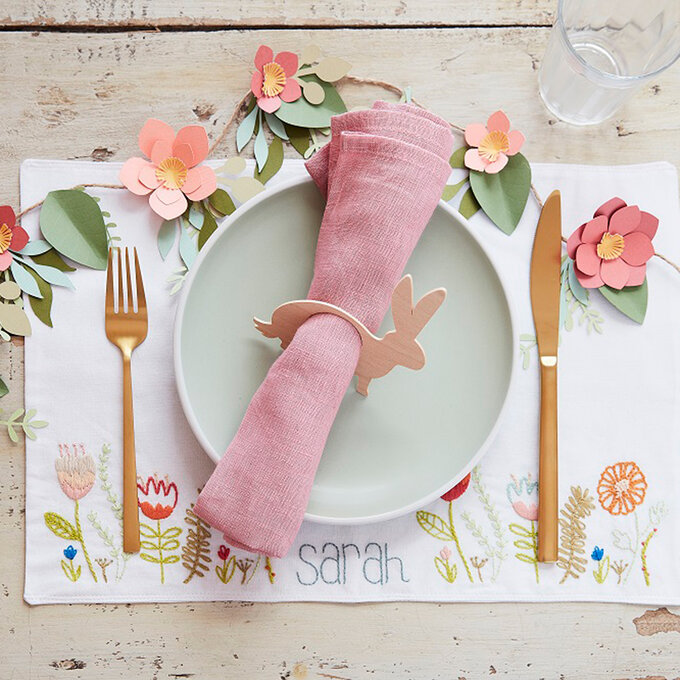 Cricut: How to Make Personalised Embroidered Placemats 1 Cricut: How to Make Personalised Embroidered Placemats