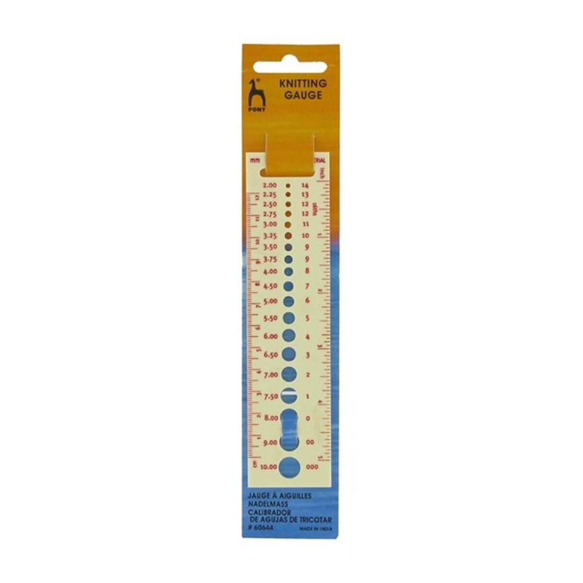 Pony Knitting Gauge